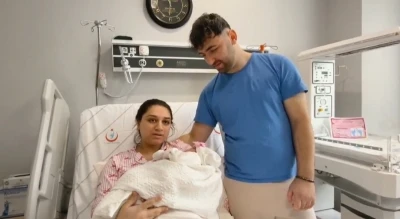 Yeni hastanenin ilk bebeği doğdu
