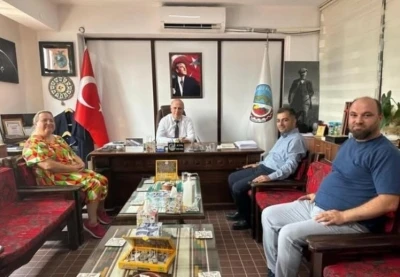 Yeni Kadastro Amiri Atasoy, Başkan Torun ile bir araya geldi
