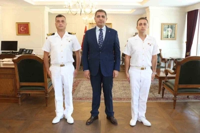 Yeni komutan Vali Aslan ile buluştu
