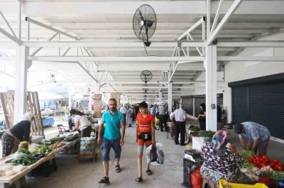 Yenilenen Yatağan pazaryerinden halk da, esnaf da memnun
