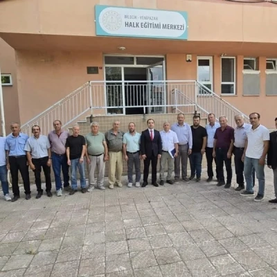 Yenipazar Kaymakamı Uçar, köy muhtarlarıyla bir araya geldi
