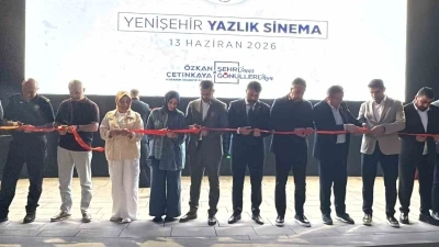 Yenişehir Yazlık Sineması 13 yıl sonra t&ouml;renle a&ccedil;ıldı
