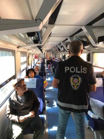 Yerk&ouml;y&rsquo;den ge&ccedil;en &lsquo;Doğu Ekspresi&rsquo;nde 81 yolcu sorgulandı

