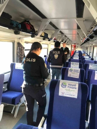 Yerköy Emniyeti’nden trende denetim
