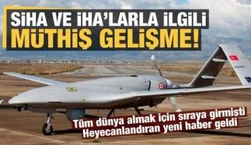 Yerli İHA ve SİHA'larla ilgili m&uuml;thiş gelişme! 'Yarasa' ayarı...
