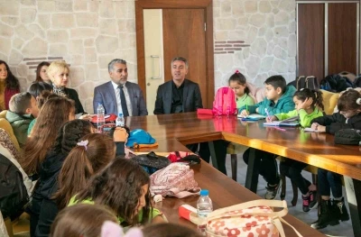 Yerli Malı Haftası&rsquo;nın &ouml;nemi &ouml;ğrencilere anlatıldı
