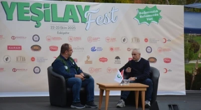 Yeşil Sahne’de Rıza Çalımbay ile söyleşi yapıldı
