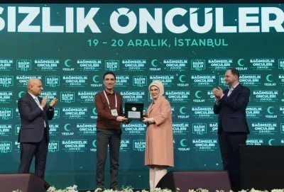 Yeşilay Erzurum Şubesi&rsquo;ne anlamlı &ouml;d&uuml;l
