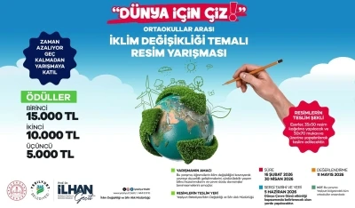 Yeşilyurt Belediyesi iklim değişikliği temalı okullar arası resim yarışması d&uuml;zenliyor
