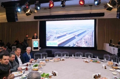 Yeşilyurt Sanayi Sitesi&rsquo;nde kuralar &ccedil;ekildi, başkanlar yeni konut ve işyerlerine destek s&ouml;z&uuml; verdi
