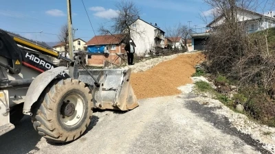 Yığılca&rsquo;da k&ouml;y yollarında &ccedil;alışmalar s&uuml;r&uuml;yor
