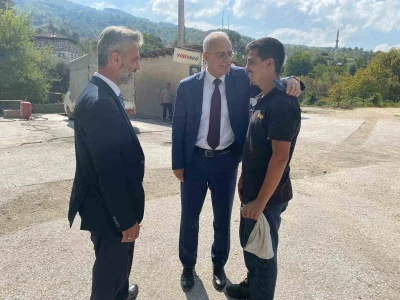 Yığılca’nın spor alanlarını Arslantürk inceledi
