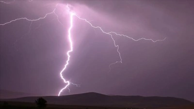 Yıldırım faciası: 3 inek telef oldu!