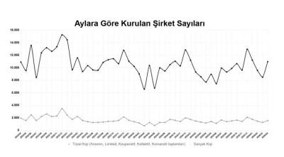 Yılın ilk 4 ayında kurulan şirket sayısı, ge&ccedil;en yılın aynı d&ouml;nemine g&ouml;re y&uuml;zde 10,1 arttı
