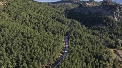 Yılların hayali gerçek oldu, Gördes-Sındırgı yolu asfaltlandı
