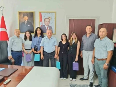 YKS birincileri Kaymakam Öztürk ile buluştu
