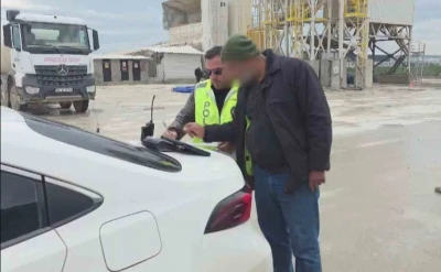 Yola beton d&ouml;ke d&ouml;ke ilerleyen beton mikserine ceza
