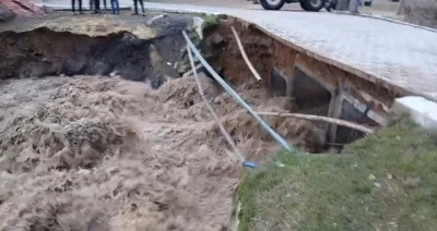 Yozgat&rsquo;ta aşırı yağış sele neden oldu
