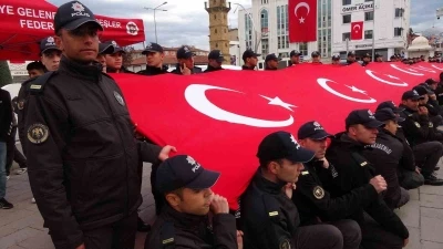 Yozgat&rsquo;ta bayrak y&uuml;r&uuml;y&uuml;ş&uuml; coşkuyla ger&ccedil;ekleştirildi

