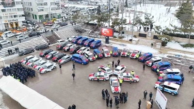 Yozgat&rsquo;ta emniyet ve jandarmaya 54 yeni ara&ccedil;
