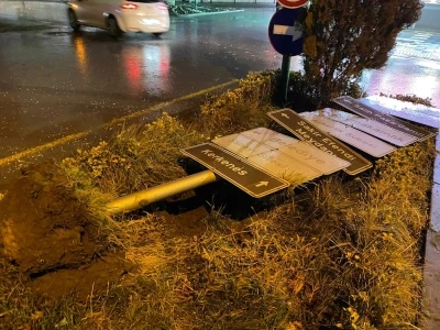 Yozgat&rsquo;ta fırtına &ccedil;atıları u&ccedil;urdu
