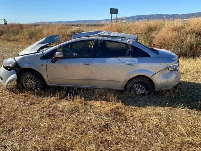 Yozgat’ta kontrolden çıkan araç takla attı: 1 ölü, 4 yaralı
