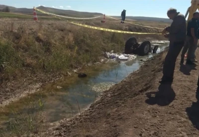 Yozgat’ta traktör devrildi: 1 ölü, 1 yaralı
