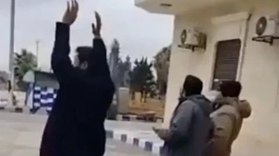 YPG/SDG işgalinden kurtulan Deyr Hafir halkının Suriye tanklarını g&ouml;r&uuml;nce yaşadığı sevin&ccedil; kameraya yansıdı