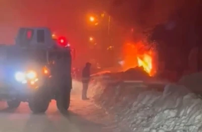 Y&uuml;ksekova&rsquo;da &ccedil;ıkan yangın aileyi evsiz bıraktı
