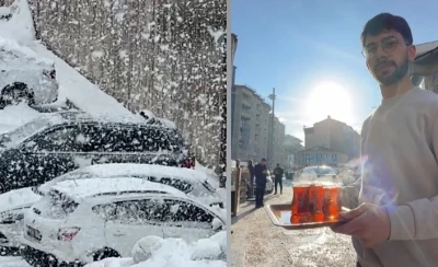 Y&uuml;ksekova&rsquo;da iki g&uuml;n i&ccedil;inde mevsim değişti
