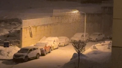 Y&uuml;ksekova&rsquo;da kar yağışı etkili oldu
