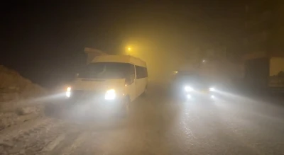 Y&uuml;ksekova&rsquo;da yoğun sis g&ouml;r&uuml;ş mesafesini 5 metreye d&uuml;ş&uuml;rd&uuml;
