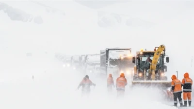 Y&uuml;ksekova-Şemdinli kara yolu tipi nedeniyle ulaşıma kapatıldı
