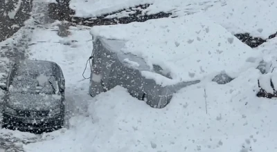 Y&uuml;ksekova&rsquo;ya kış geri geldi
