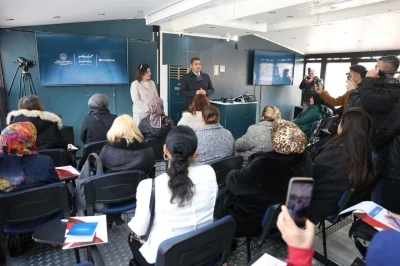 Y&uuml;kselen kadınlar girişimcilik tırı D&uuml;zce&rsquo;de
