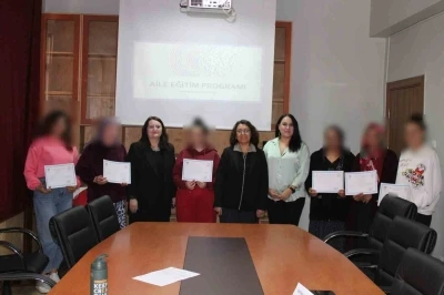 Yükümlülere aile eğitimi verildi
