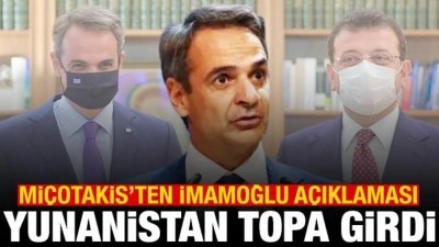 Yunanistan Başbakanı Mi&ccedil;otakis'ten İmamoğlu a&ccedil;ıklaması