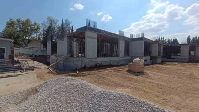 Yunusemre Mesleki Eğitim Merkezi’nin inşaatı yüzde 50 tamamlandı
