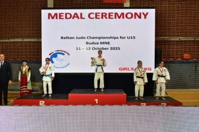 Yunusemreli milli judocu Tekin, Balkan Şampiyonu oldu
