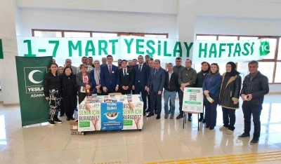 Y&uuml;reğir Kaymakamlığında Yeşilay Haftası standı a&ccedil;ıldı

