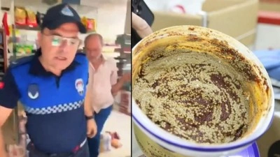 Zabıtaya saldıran esnaf tutuklandı, iş yerinden şoke eden görüntüler: 418 kilo bozuk ürün!