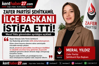 Zafer Partisi Şehitkamil İl&ccedil;e Başkanı Meral Yıldız İstifa Etti