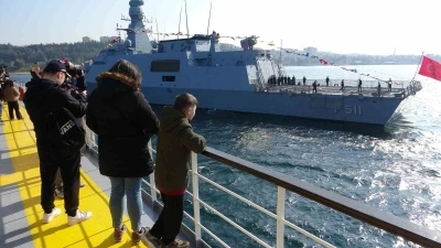 Ziyarete a&ccedil;ılan TCG Heybeliada misafirlerini mest etti
