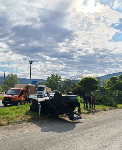 Zonguldak&rsquo;ta trafik kazasında 1 kişi yaralandı
