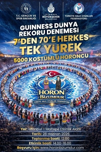Zonguldak&rsquo;tan Guinnes rekoruna b&uuml;y&uuml;k destek; 5 bin kişi aynı anda horon tepecek
