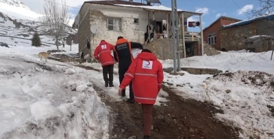 Zorlu kış şartlarında ihtiya&ccedil; sahiplerine destek
