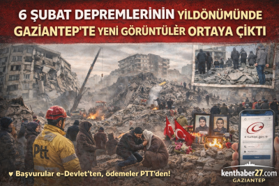 6 Şubat Depremlerinin Yıld&ouml;n&uuml;m&uuml;nde Gaziantep&rsquo;te Yeni G&ouml;r&uuml;nt&uuml;ler Ortaya &Ccedil;ıktı