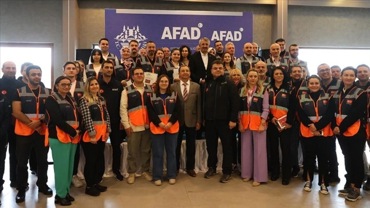 AFAD Gönüllülerine Sertifika Töreni Edirne'de Gerçekleştirildi
