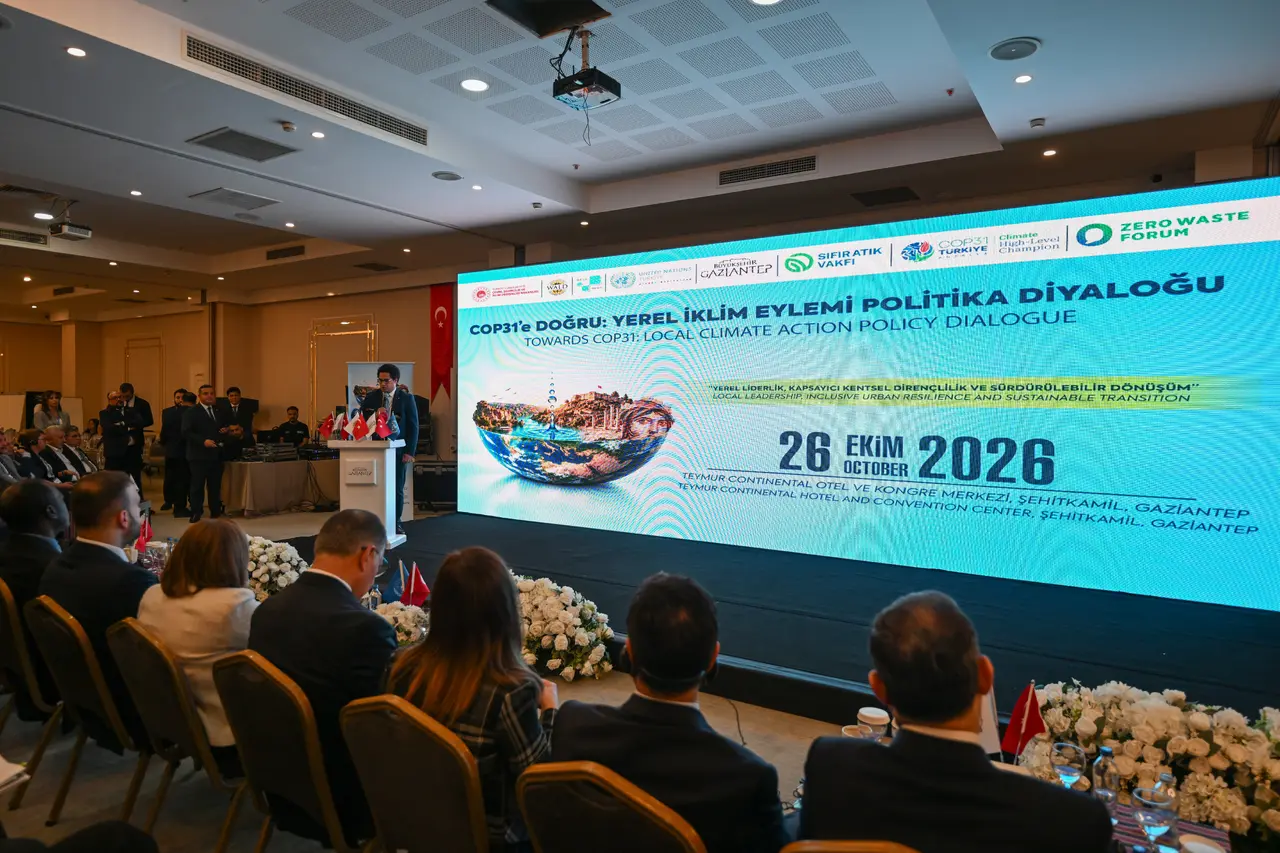 Gaziantep’te COP31 öncesi kentlerin iklim politikaları için ortak yol haritası arayışı
