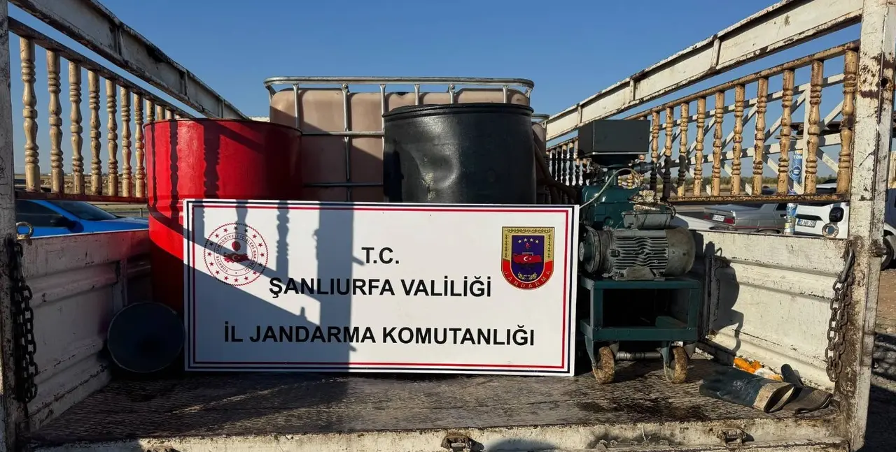 Viranşehir'deki operasyonda 650 litre kaçak akaryakıt bulundu